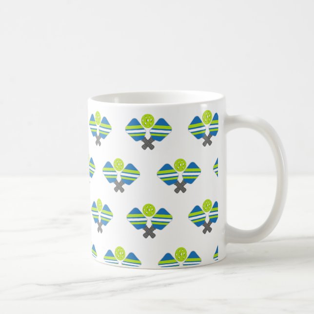 Caneca De Café Jogue Pickleball de vamos! (Direita)