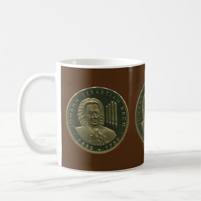 Caneca De Café Johann Sebastian Bach Comemorativa (Esquerda)