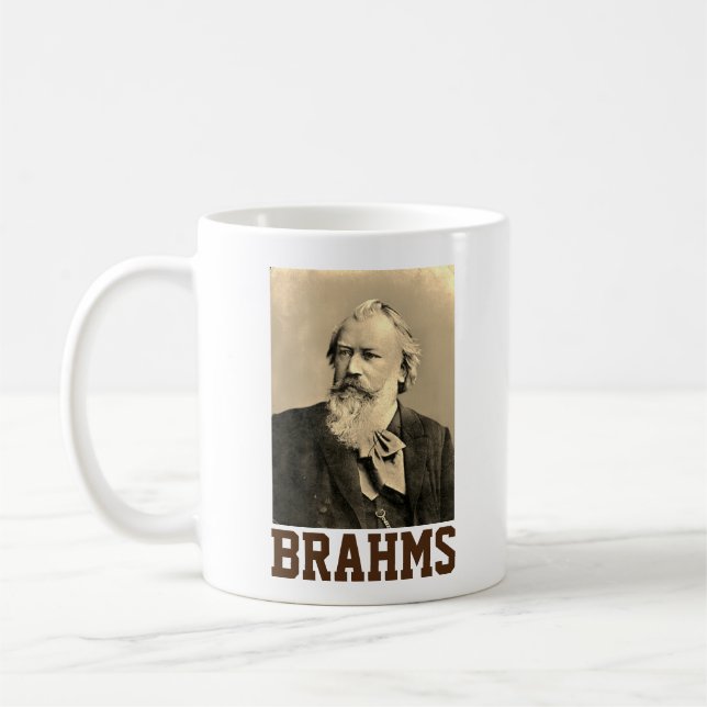 Caneca De Café Johannes Brahms (1889) (Esquerda)