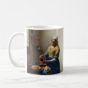 Caneca De Café Johannes Vermeer é a Milkmaid