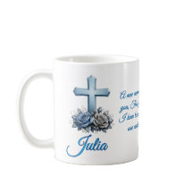 John 13:34 Personalized Rose Coffee Mug