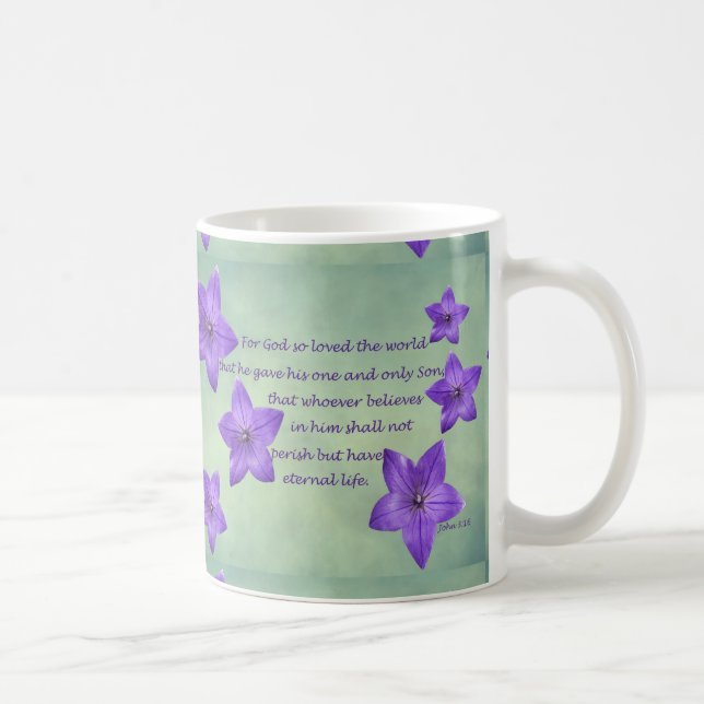 Caneca De Café John 3:16 (Direita)