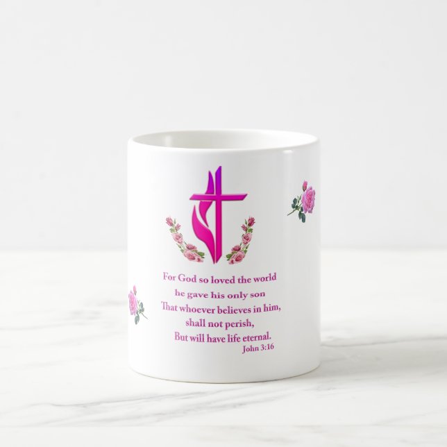 Caneca De Café John 3:16 (Centro)