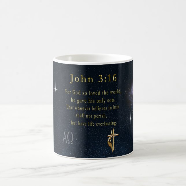 Caneca De Café John 3:16 (Centro)