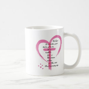 Caneca De Café John 3_16 Para Deus, Tão Amado Os Namorados Do Mun