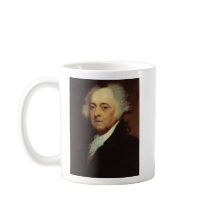 "John Adams Liberty Cita Mug Cerâmico