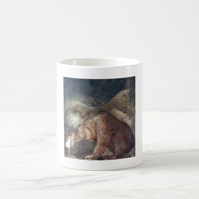 Caneca De Café John Bauer Pobre Little Basse (Centro)