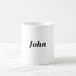 Caneca De Café John Coffee Mug