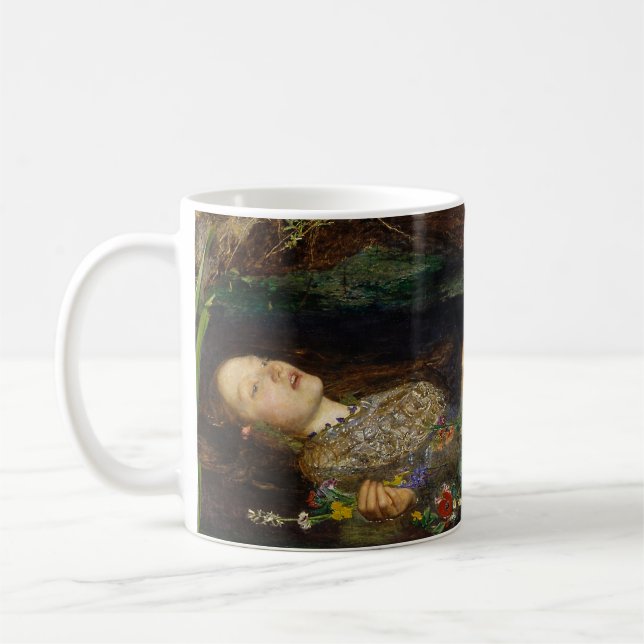 Caneca De Café John Everett Millais - Ophelia (Esquerda)