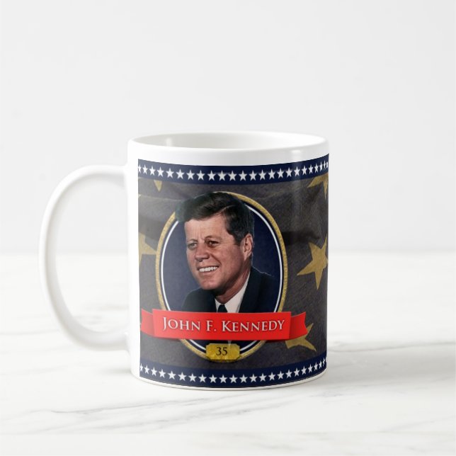 Caneca De Café John F. Kennedy (Esquerda)