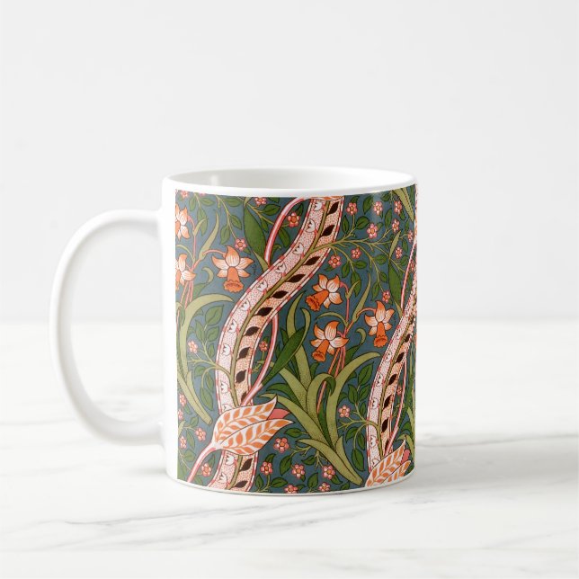 Caneca De Café John Henry Dearle Daffodil Chintz Original (Esquerda)