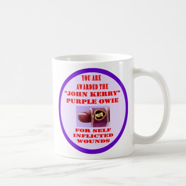 CANECA DE CAFÉ JOHN KERRY PURPLE OWIE (Direita)