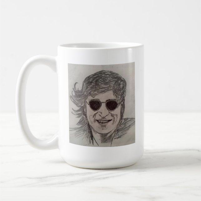 Caneca De Café John Lennon (Esquerda)