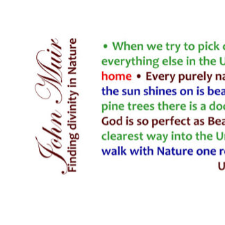 Caneca De Café John Muir, Encontrando a Divindade na Nature Mug