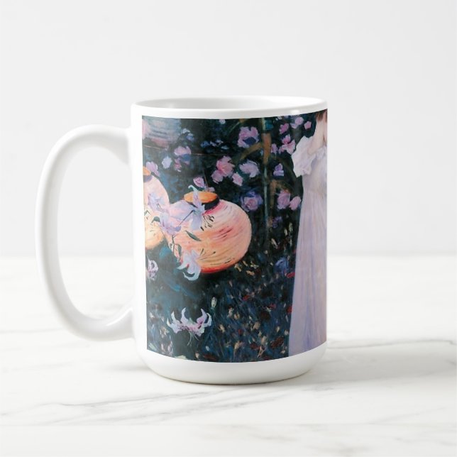 Caneca De Café John Singer Sargent Carnação Lily (Esquerda)