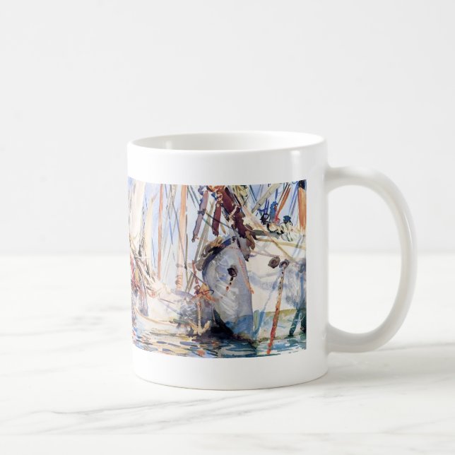 Caneca De Café John Singer Sargent: Navios do branco (Direita)