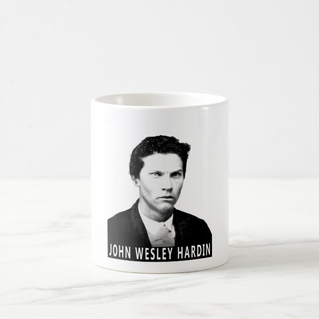 CANECA DE CAFÉ JOHN WESLEY HARDIN OUTLAN BEBENDO UTENSIL (Centro)