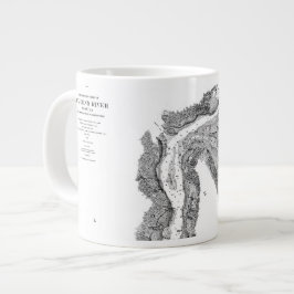 Caneca de café John's River 1856 da Rua de Jackson
