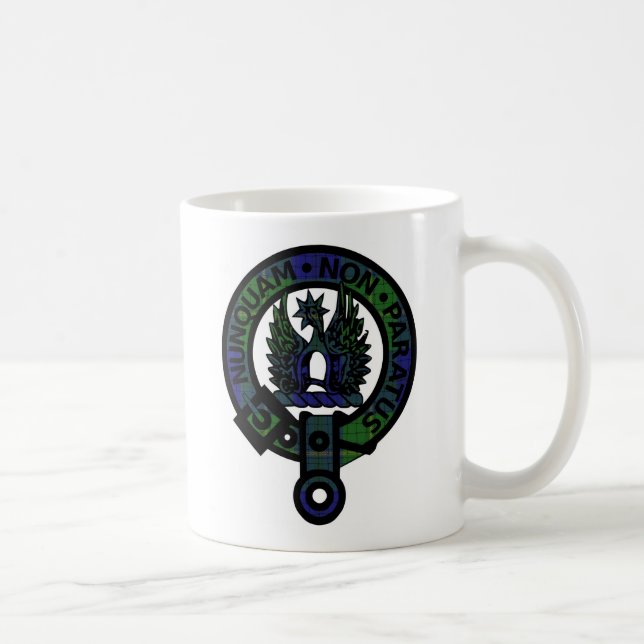 Caneca De Café Johnstone Clan Crest (Direita)