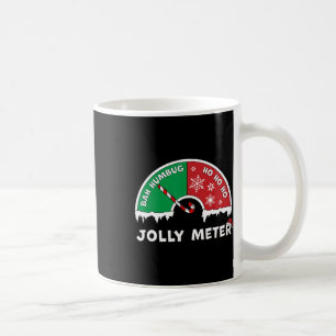 Caneca De Café Jolly Meter Bah Humbug Para Ho Ho Ho Anti Christma