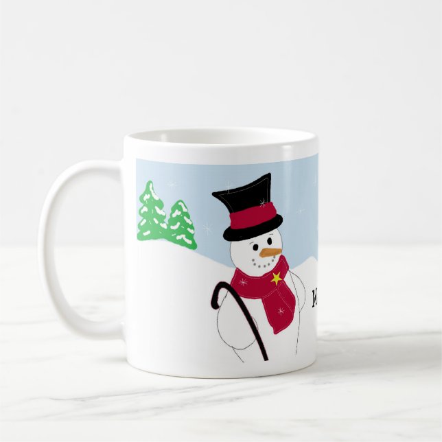 Caneca De Café Jolly Snowman com Say (Esquerda)