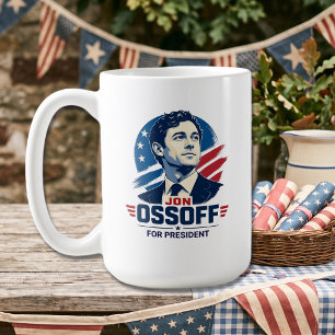 Caneca De Café Jon Ossoff Presidente 2028