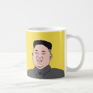Caneca De Café Jong-un de riso de Kim - duas imagens