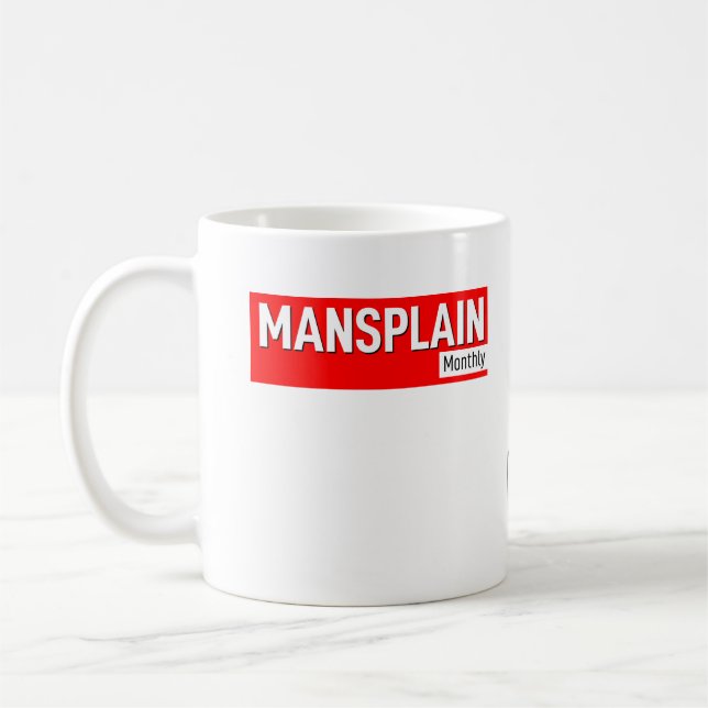 Caneca De Café Jornal Oficial Mensal (Orçamento) Mug (Esquerda)