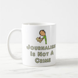 Caneca De Café Jornalismo Não É Crime