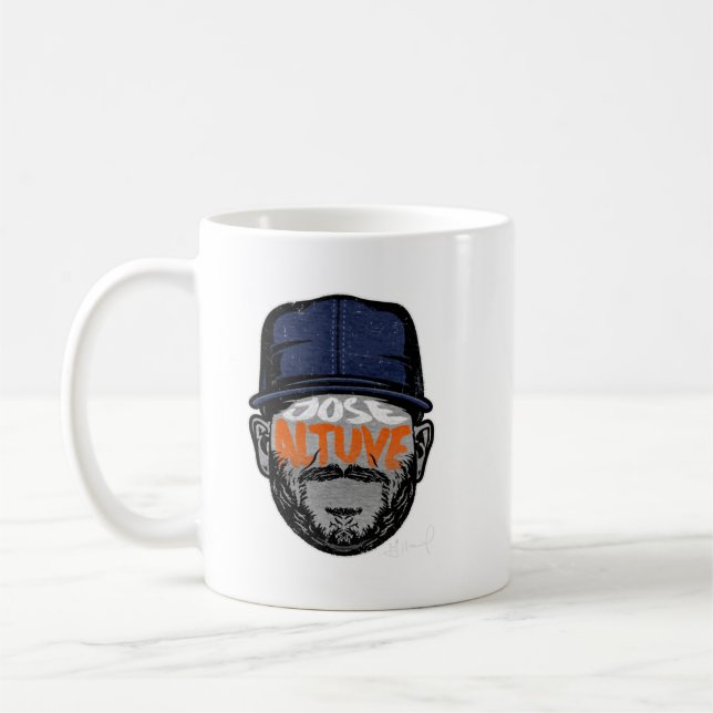 Caneca De Café Jose Altuve Player Silhouette (Esquerda)