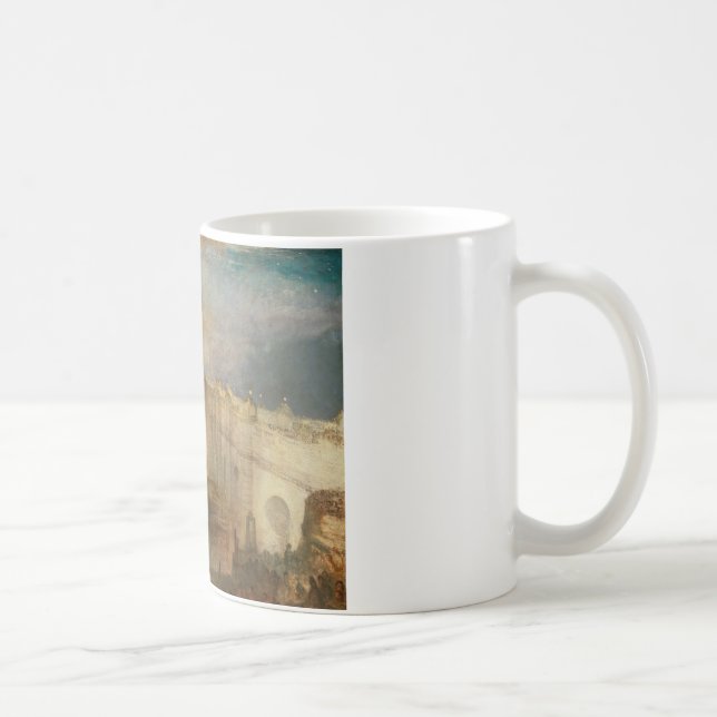 Caneca De Café Joseph Mallord William Turner - The Burning of the (Direita)