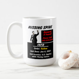 Caneca De Café Josh Hawley Missing Spine