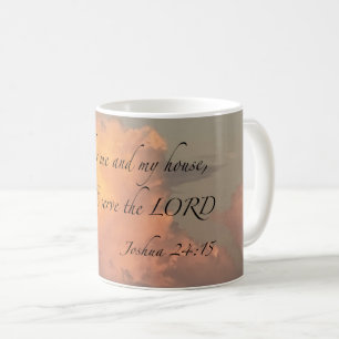 Caneca De Café Joshua 24:15 Para mim e... Coffee Mug