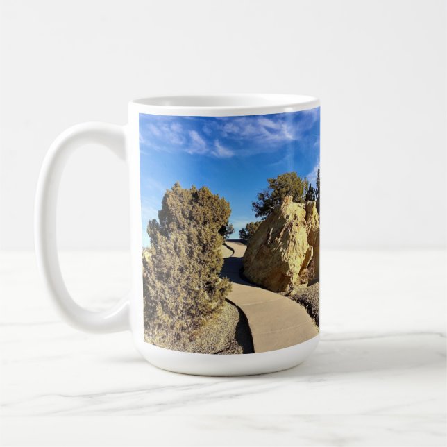 Caneca De Café Journey Beyond the Bend (Esquerda)