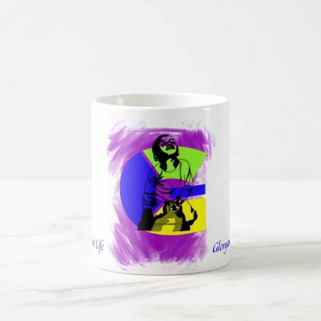 Caneca De Café Jovem Gloryan Pela Vida (Centro)