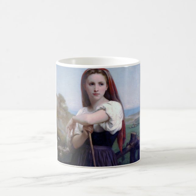 Caneca De Café Jovem Pastora, Bouguereau (Centro)