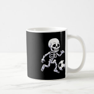 Caneca De Café Jovens jogadores de futebol do Skeleton do Hallowe