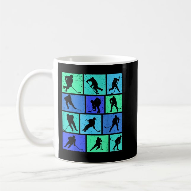 Caneca De Café Jovens Jovens Jovens do Hóquei no Gelo (Esquerda)