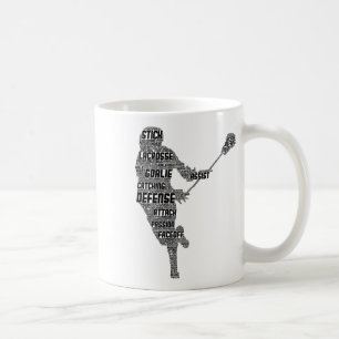 Caneca De Café Jovens Jovens Jovens Jogadores de Lacrosse Meninos