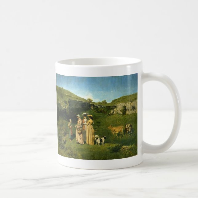 Caneca De Café Jovens Senhoritas da Aldeia (Direita)