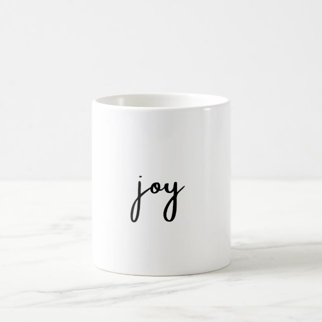 Caneca De Café Joy Happy Joyous Hot Coffee Mug (Centro)