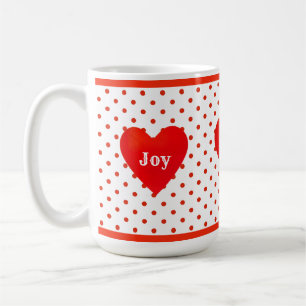 Caneca De Café Joy Love Yoga Heart