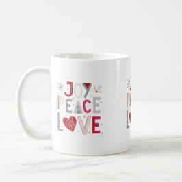 Caneca De Café Joy, Paz e Amor