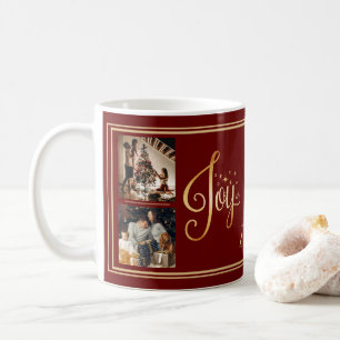 Caneca De Café Joy to the World Personalized Red Mug