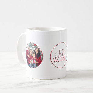 Caneca De Café Joy to the World photoframes Christmas/Holiday Co