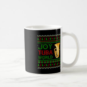 Caneca De Café Joy Tuba World Music Lover Xmas Gift Ugly Tuba Chr