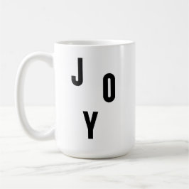 Caneca De Café Joy typography
