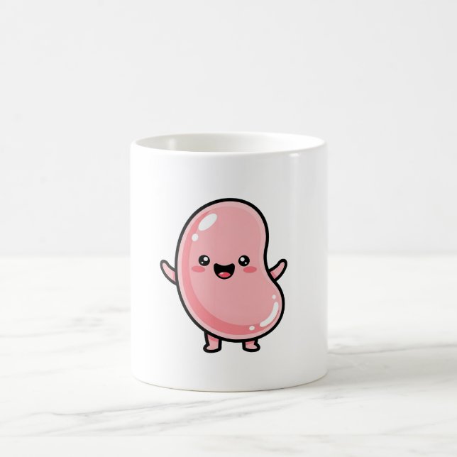 Caneca De Café Joyful Jellybean – Cute Kawaii Illustration (Centro)