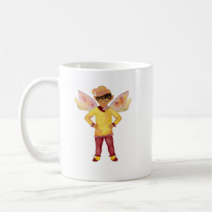 Caneca De Café Joyful Yellow Elf Mug
