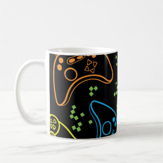 Caneca De Café Joysticks brilhantes: legal padrão.